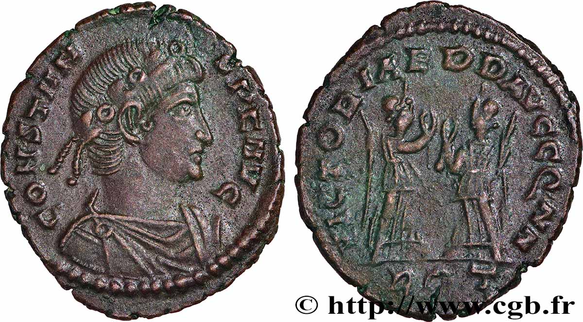 CONSTANS Centenionalis ou nummus TTB+