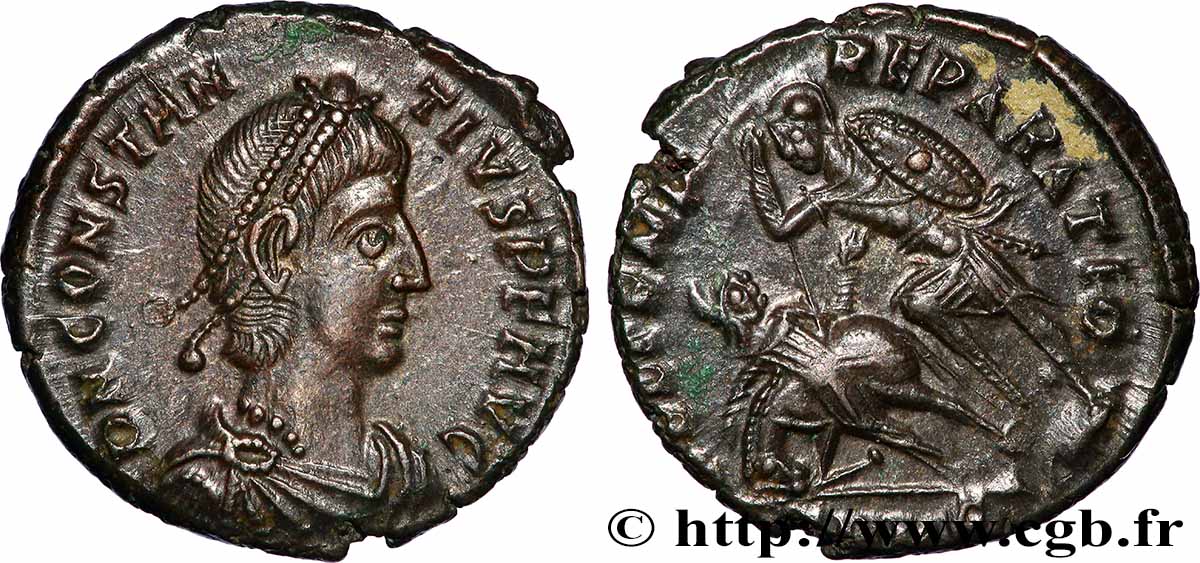 CONSTANTIUS II Maiorina réduite AU