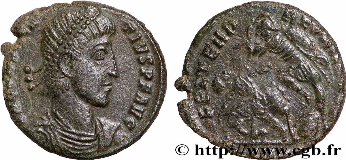 CONSTANTIUS II Maiorina réduite AU