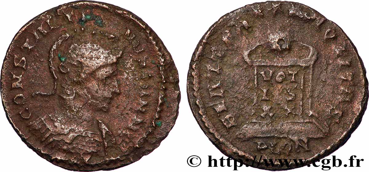 CONSTANTIN II Centenionalis ou nummus TB+