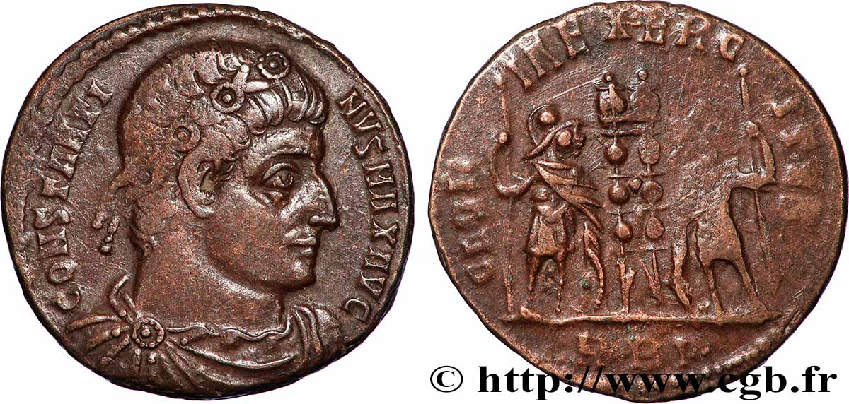 CONSTANTIN Ier LE GRAND Centenionalis ou nummus TTB+/TTB