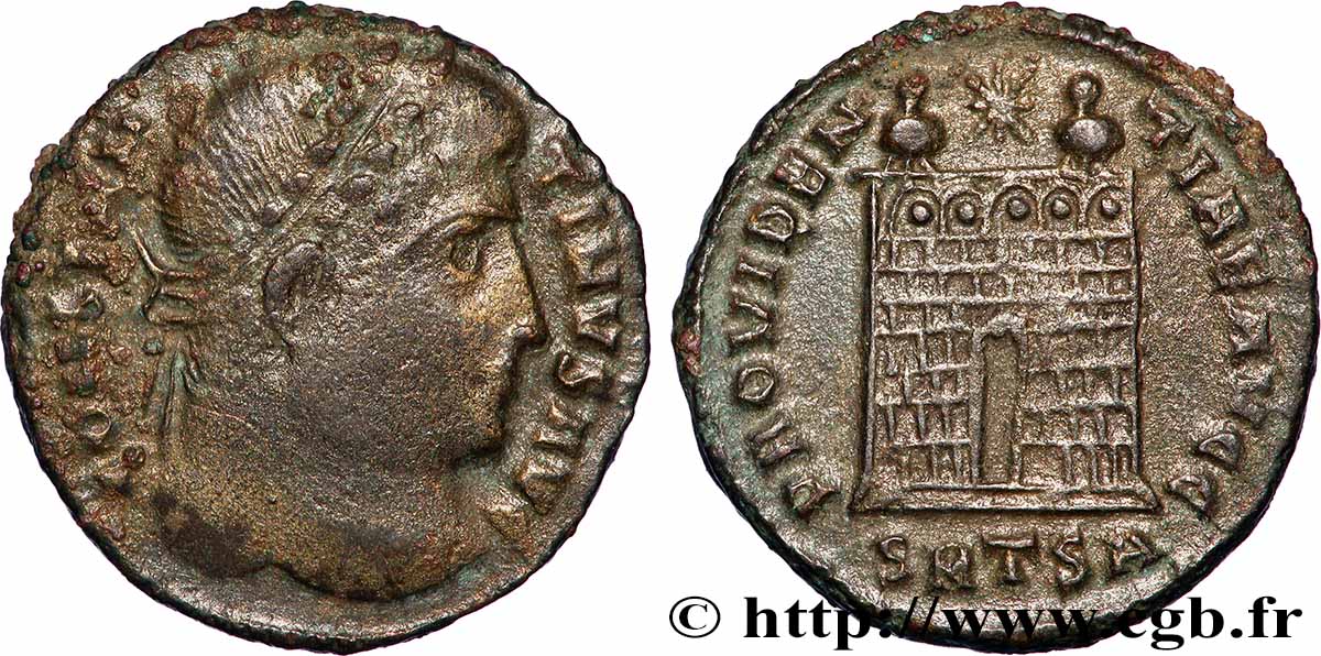 CONSTANTIN Ier LE GRAND Centenionalis ou nummus TB+/TTB+