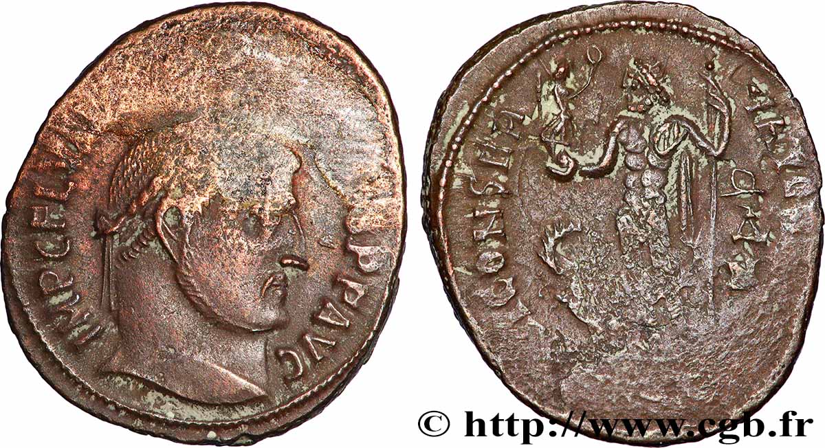 CONSTANTINE I THE GREAT Follis ou nummus XF