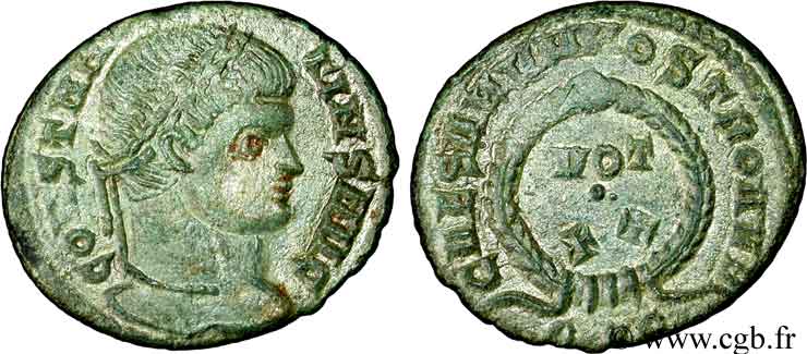 CONSTANTINE I THE GREAT Centenionalis ou nummus AU