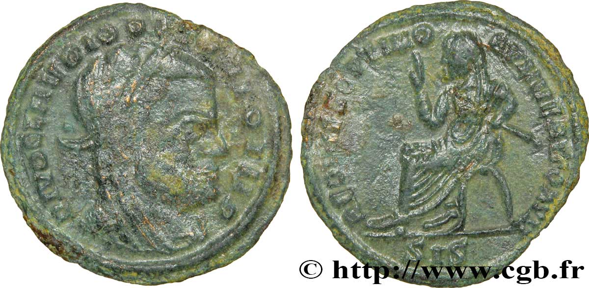 CLAUDE II LE GOTHIQUE  Demi-follis ou demi-nummus TTB+