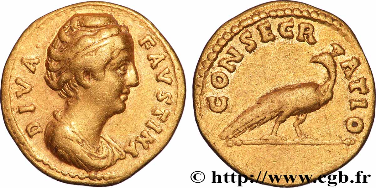 FAUSTINA MAGGIORE Aureus q.SPL