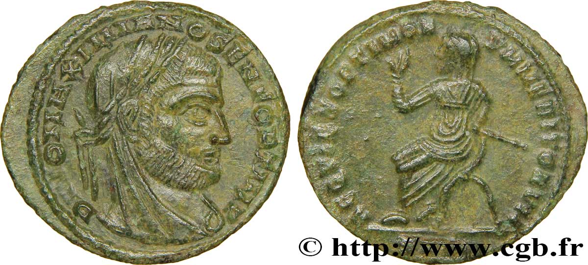 MAXIMIEN HERCULE Demi-follis ou demi-nummus SUP