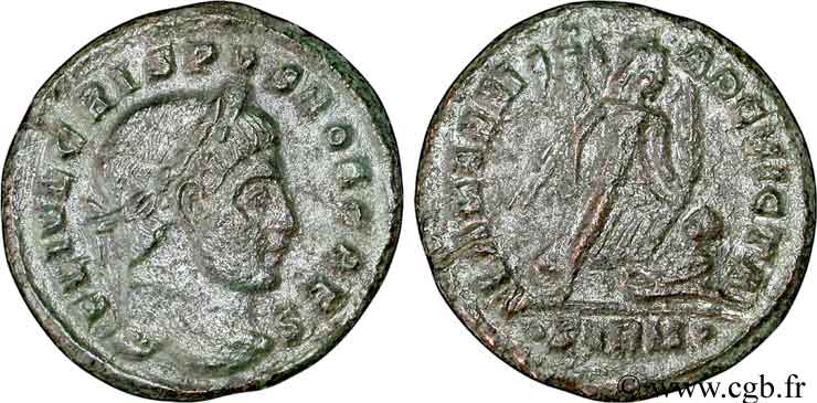 CRISPUS Centenionalis ou nummus AU