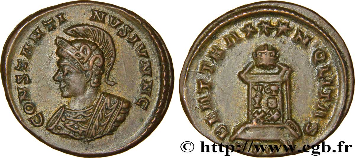 CONSTANTINE II Centenionalis ou nummus AU