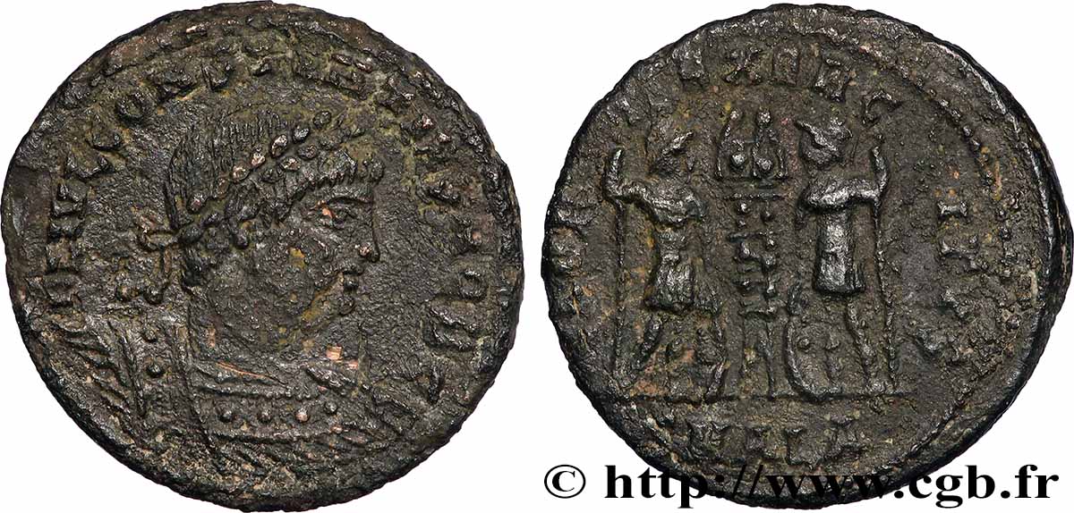 CONSTANTIUS II Centenionalis ou nummus AU