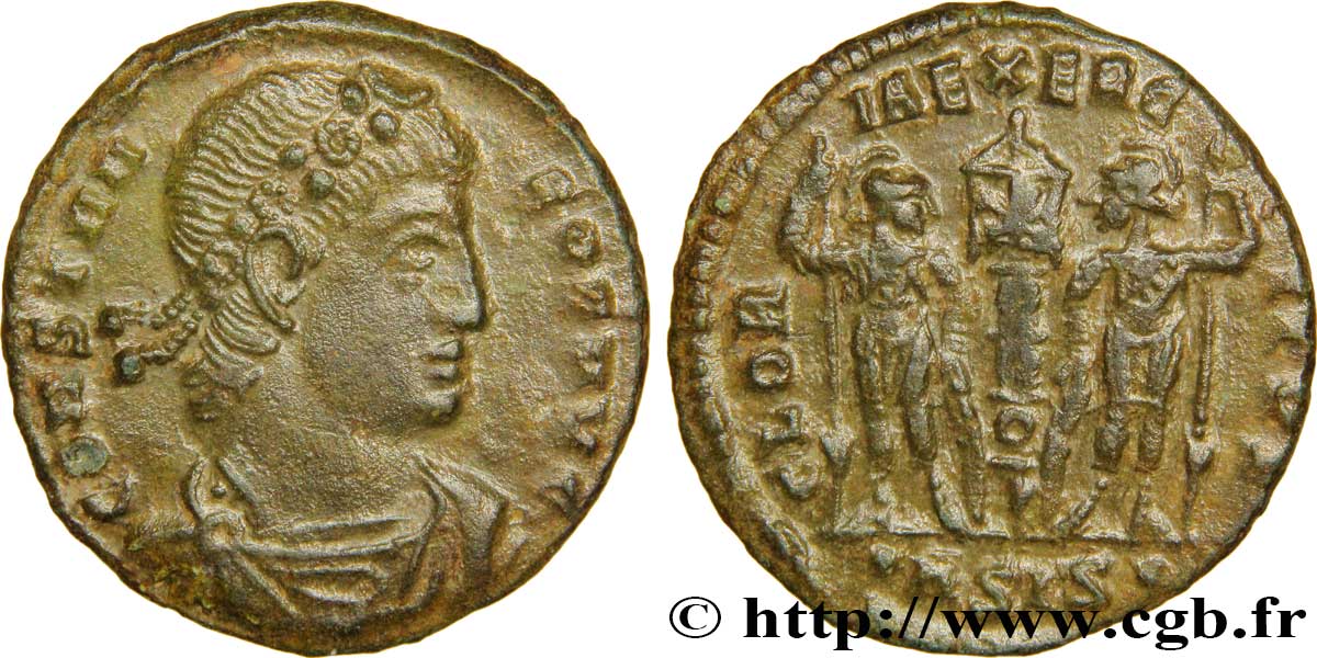 CONSTANS Centenionalis ou nummus AU