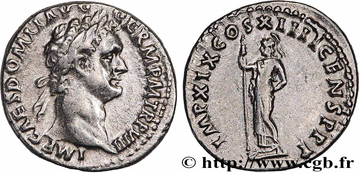 DOMITIANUS Denier AU