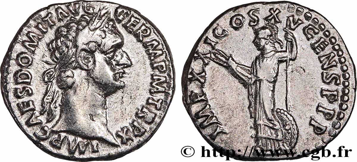 DOMITIANUS Denier AU