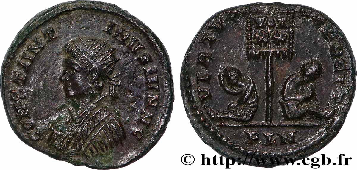 CONSTANTINO II Centenionalis ou nummus EBC