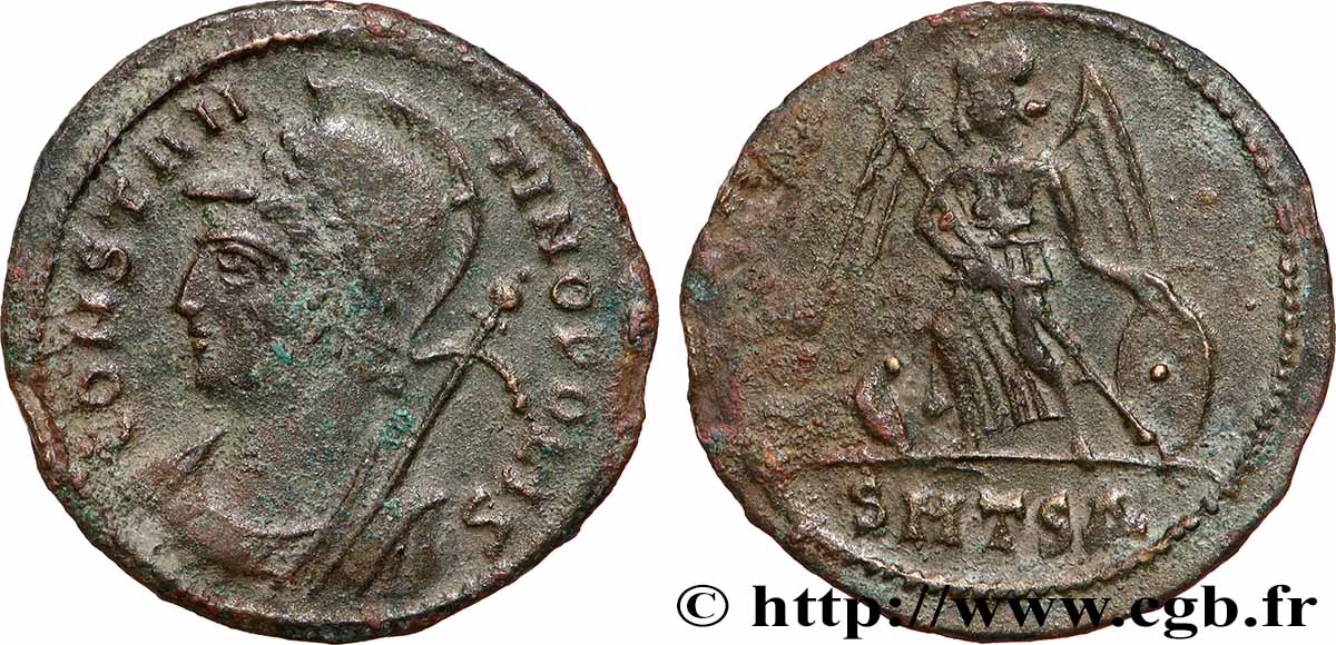 CONSTANTINOPEL Centenionalis ou nummus SS