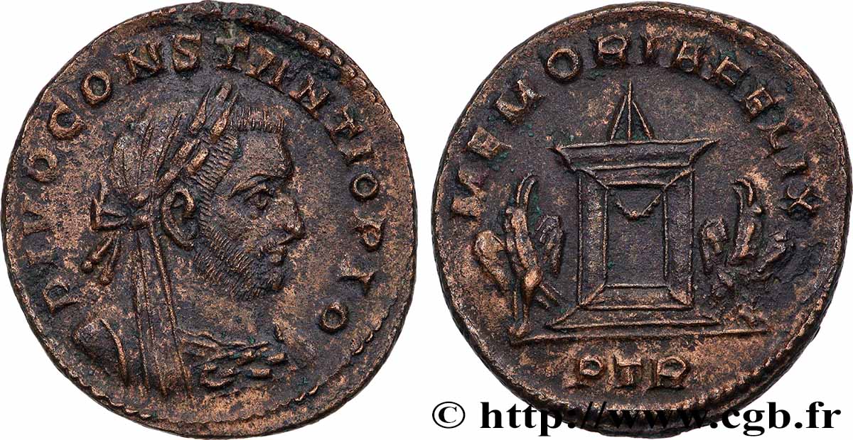 COSTANZO I Follis ou nummus BB