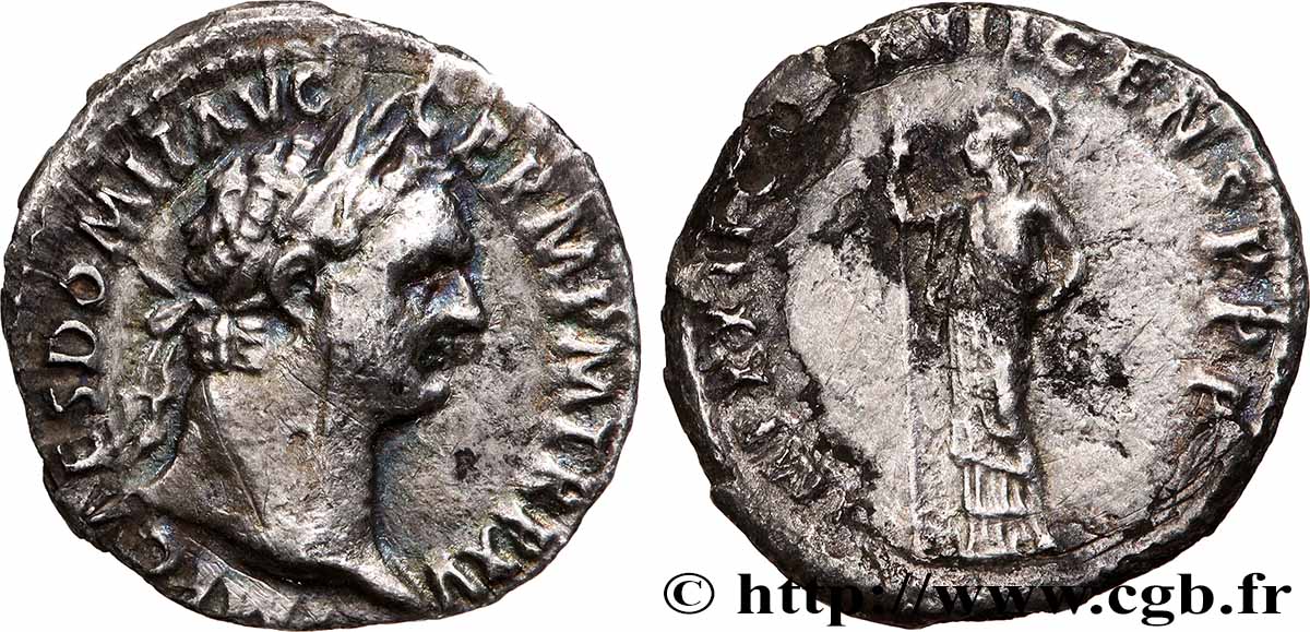 DOMITIANUS Denier SS