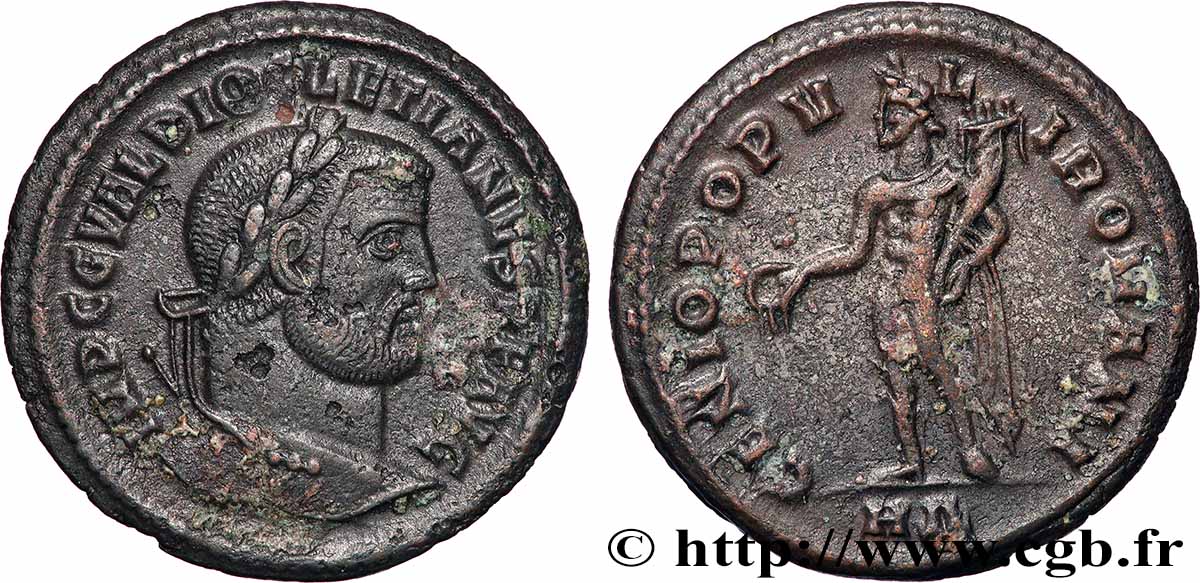 DIOCLETIAN Follis ou nummus AU