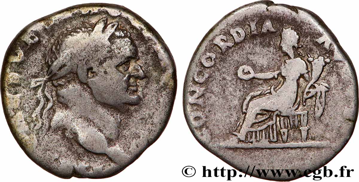 VESPASIAN Denier VF