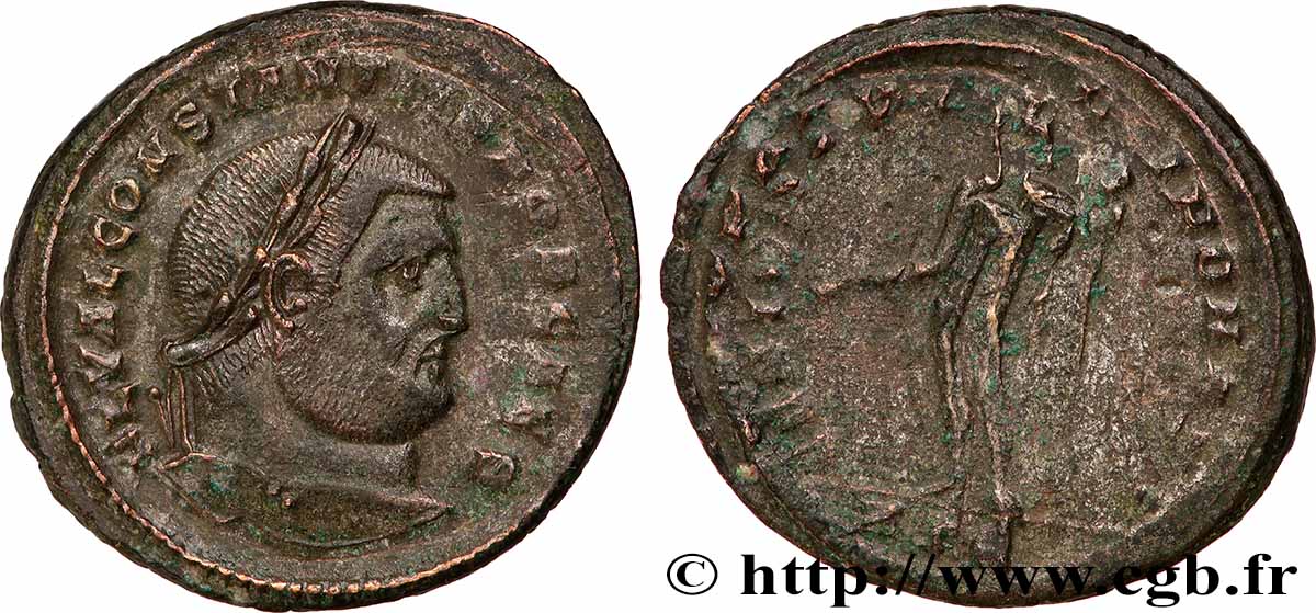 CONSTANCE Ier CHLORE Follis ou nummus TTB+