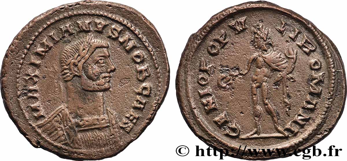 GALÈRE Follis ou nummus TTB+