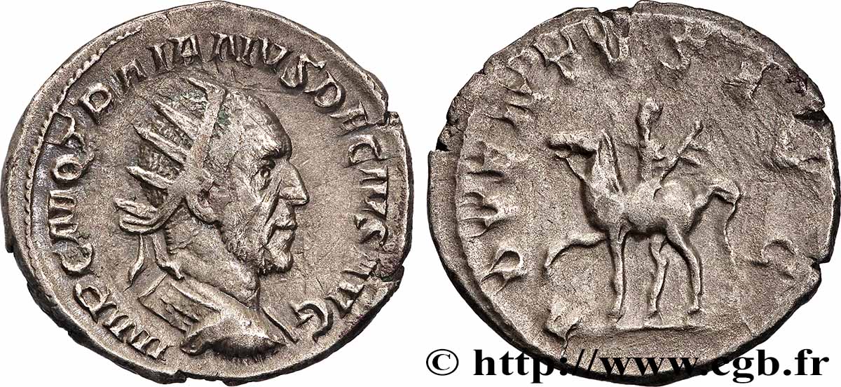 TRAJAN DÈCE Antoninien TTB+