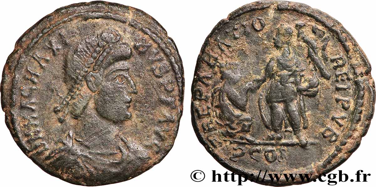 MAGNUS MAXIMUS Maiorina pecunia TB+