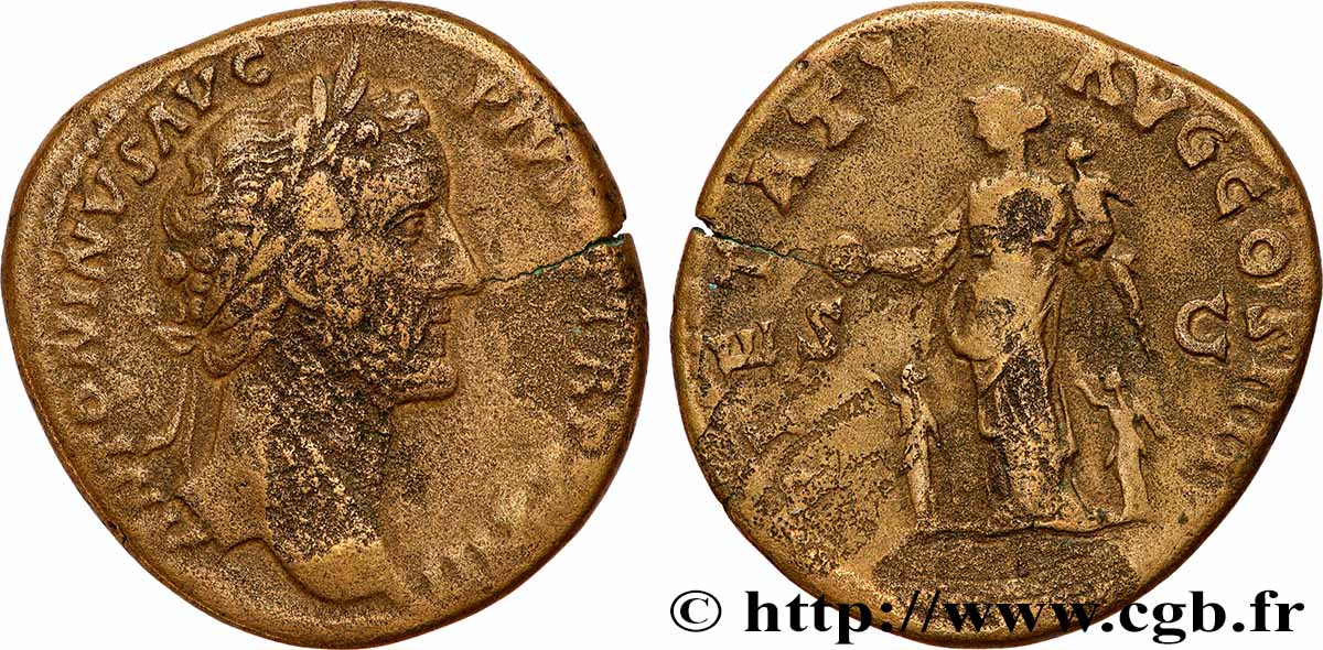 ANTONINUS PIUS Sesterce fSS