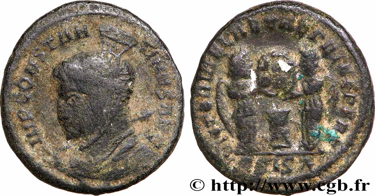 CONSTANTINUS I DER GROßE Centenionalis ou nummus fSS