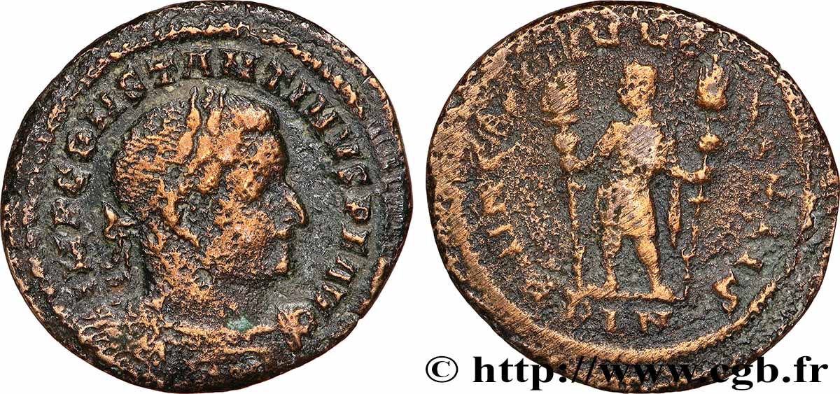 CONSTANTINUS I DER GROßE Follis ou nummus fSS