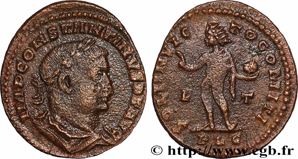 CONSTANTINUS I DER GROßE Follis ou nummus fVZ