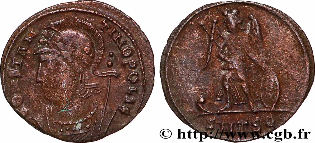 CONSTANTINOPOLIS Centenionalis ou nummus XF
