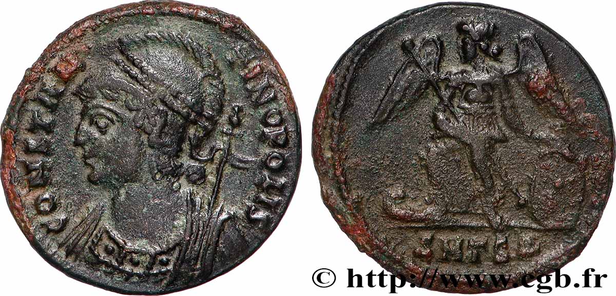CONSTANTINOPOLIS Centenionalis ou nummus AU/XF