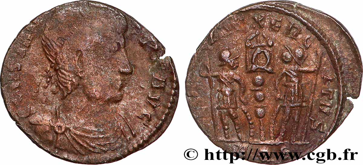 CONSTANTINE I THE GREAT Centenionalis ou nummus VF/AU