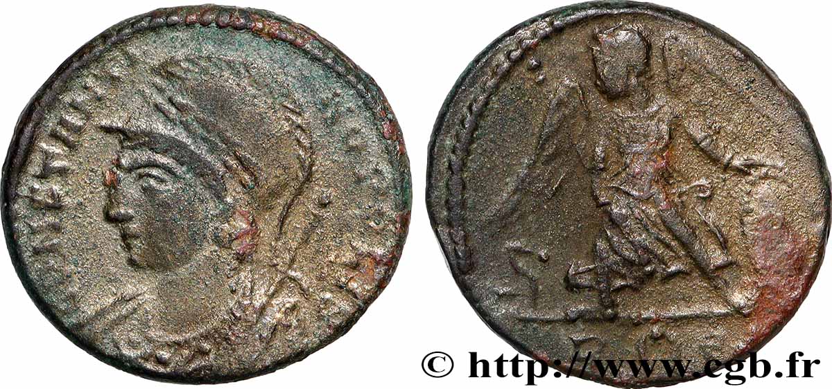CONSTANTINOPOLI Centenionalis ou nummus BB