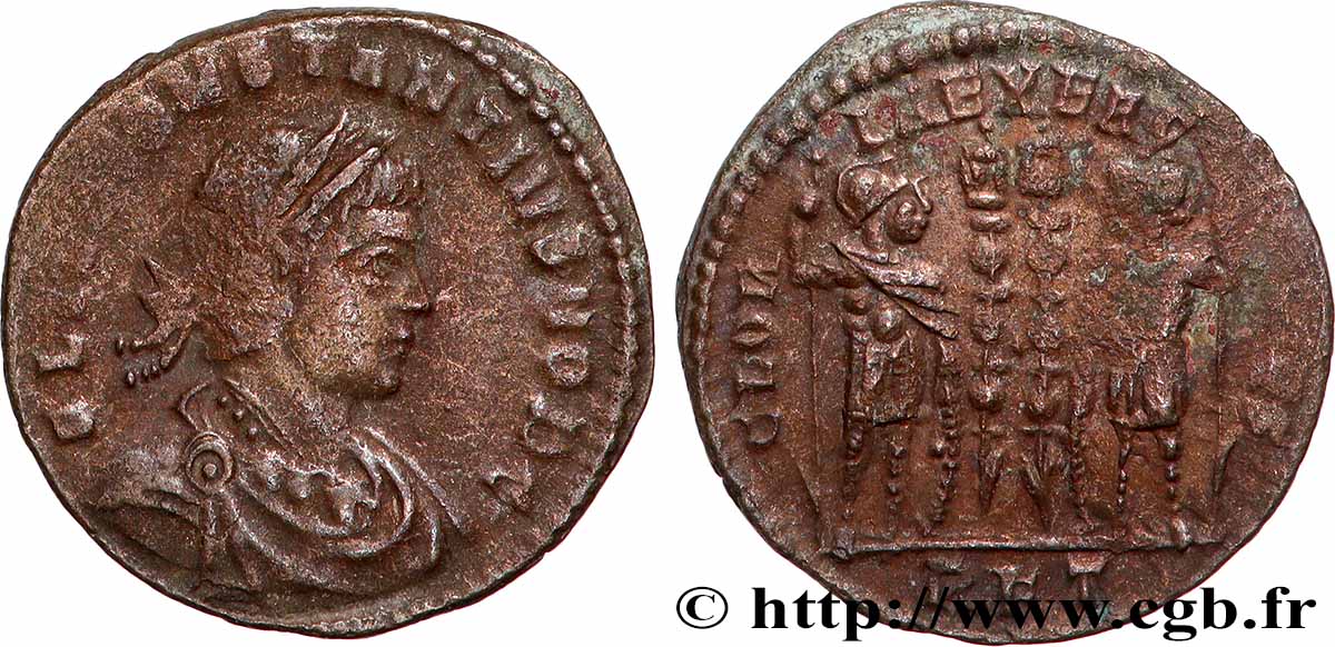 CONSTANTIUS II Centenionalis ou nummus XF