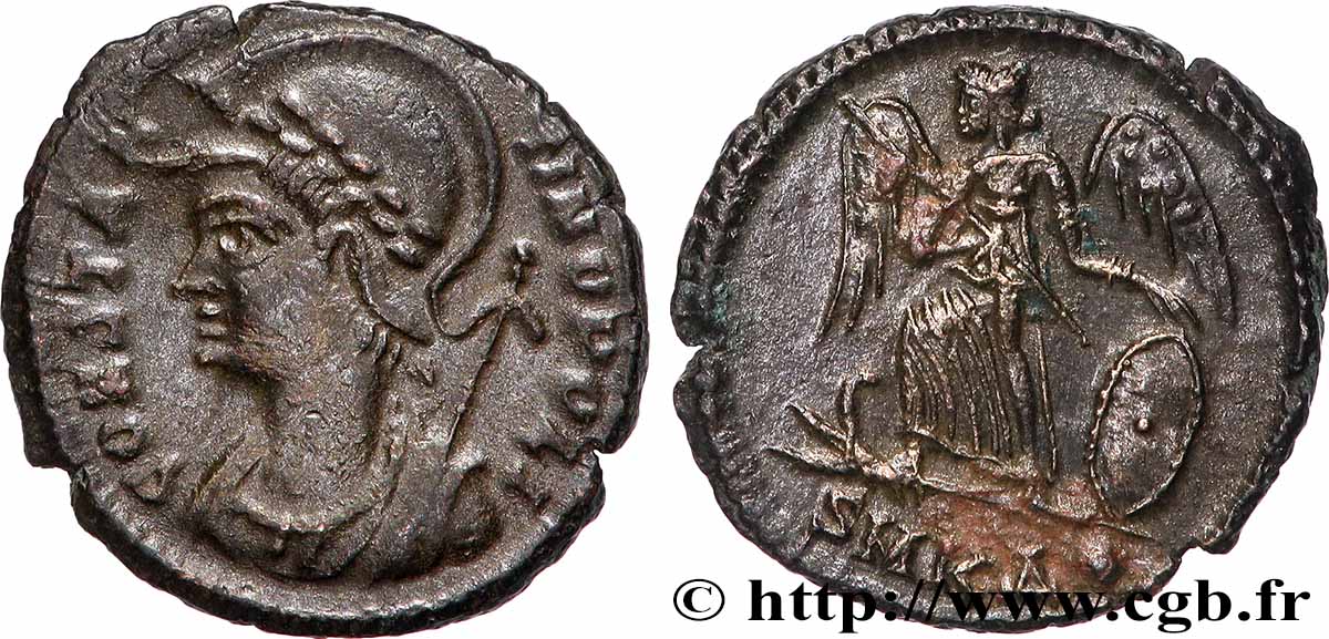 CONSTANTINOPOLIS Centenionalis ou nummus AU