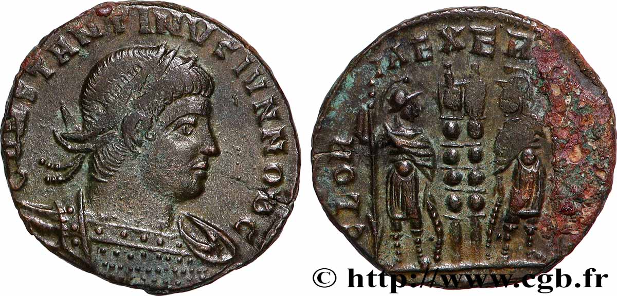CONSTANTINE II Centenionalis ou nummus AU