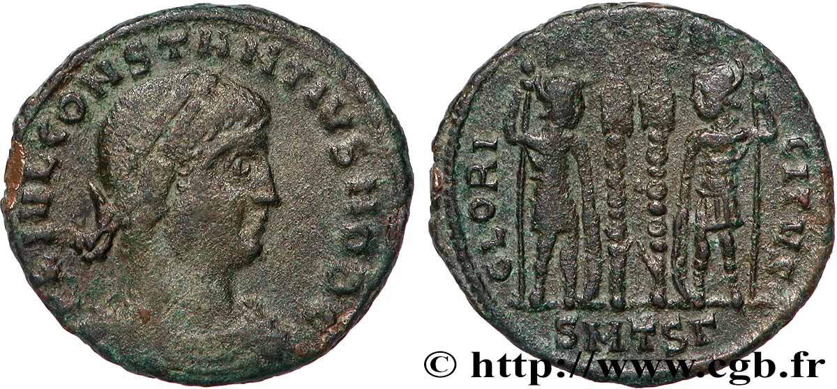 CONSTANTIUS II Centenionalis ou nummus XF/AU