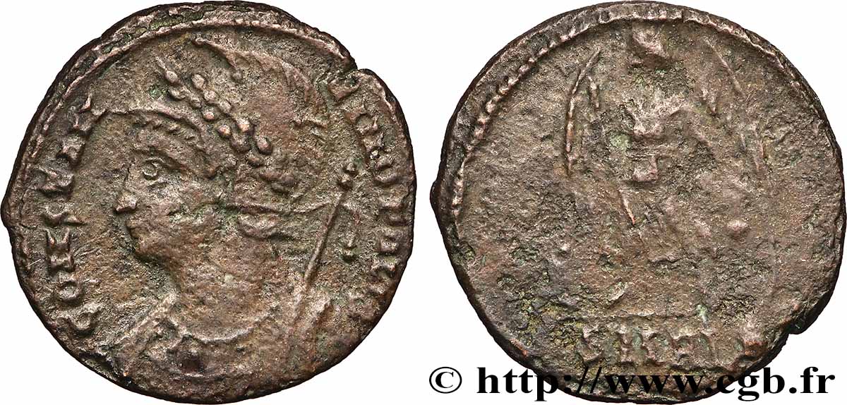 CONSTANTINOPOLIS Centenionalis ou nummus BC+