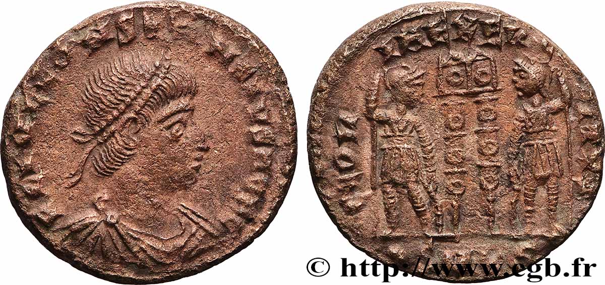 CONSTANTIUS II Centenionalis ou nummus AU