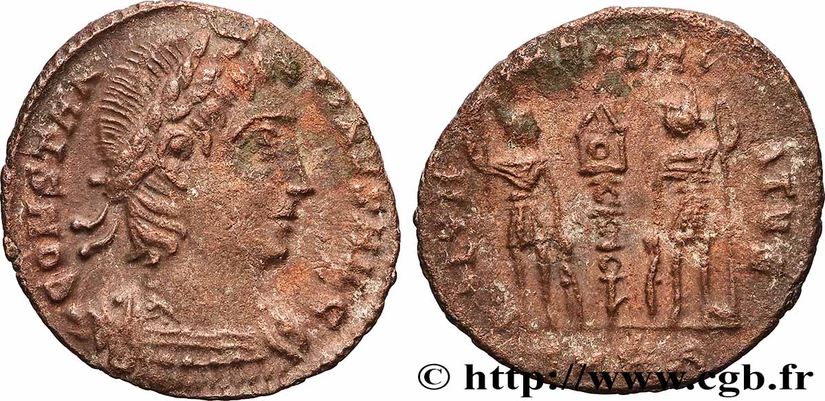 CONSTANTINUS I DER GROßE Centenionalis ou nummus SS