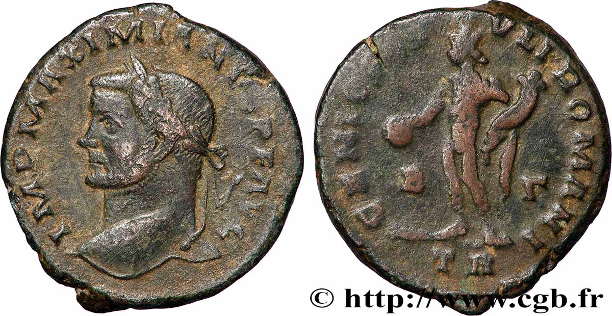 MAXIMIANUS HERCULIUS Follis ou nummus SS/fSS