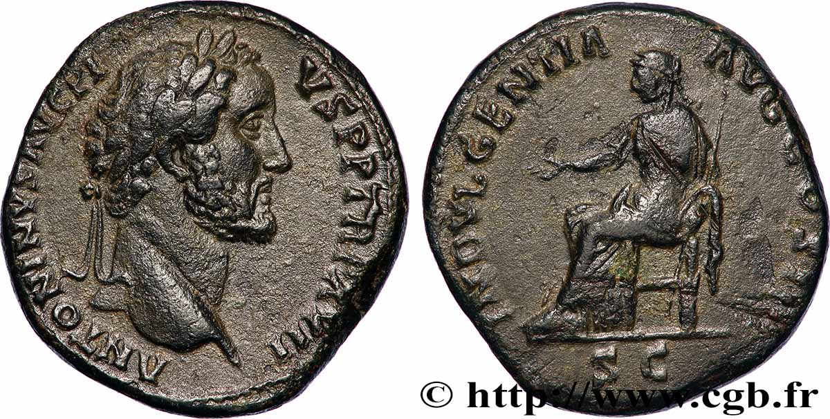 ANTONINUS PIUS Sesterce AU/XF