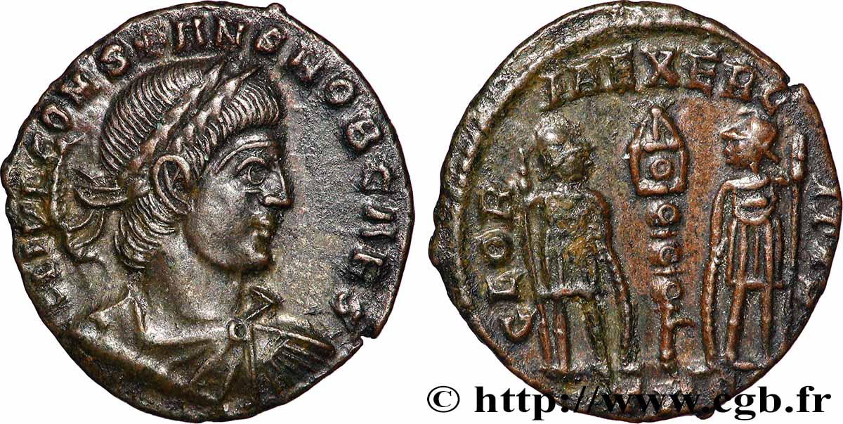 CONSTANS Centenionalis ou nummus AU