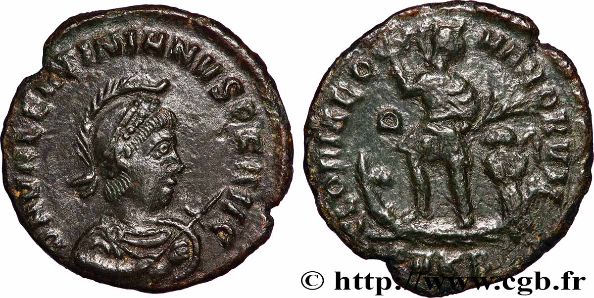 VALENTINIAN II Maiorina pecunia AU/XF