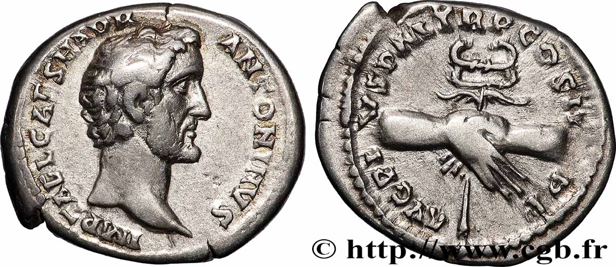ANTONINUS PIUS Denier AU