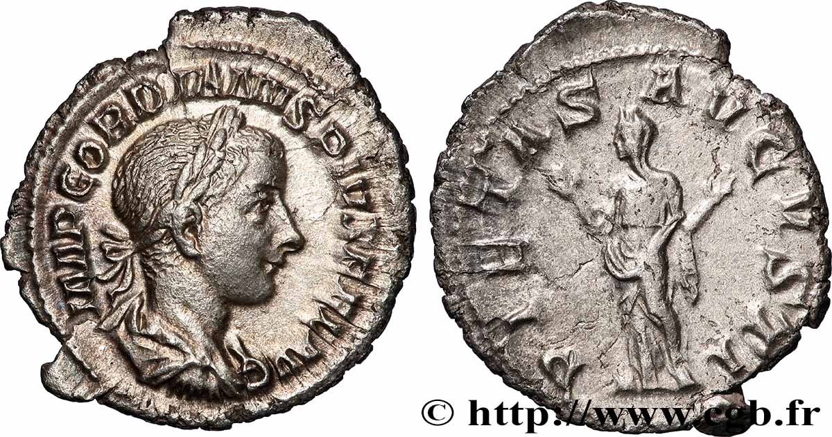 GORDIAN III Denier AU