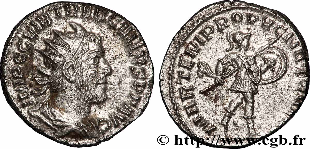 TREBONIANUS GALLUS Antoninien AU