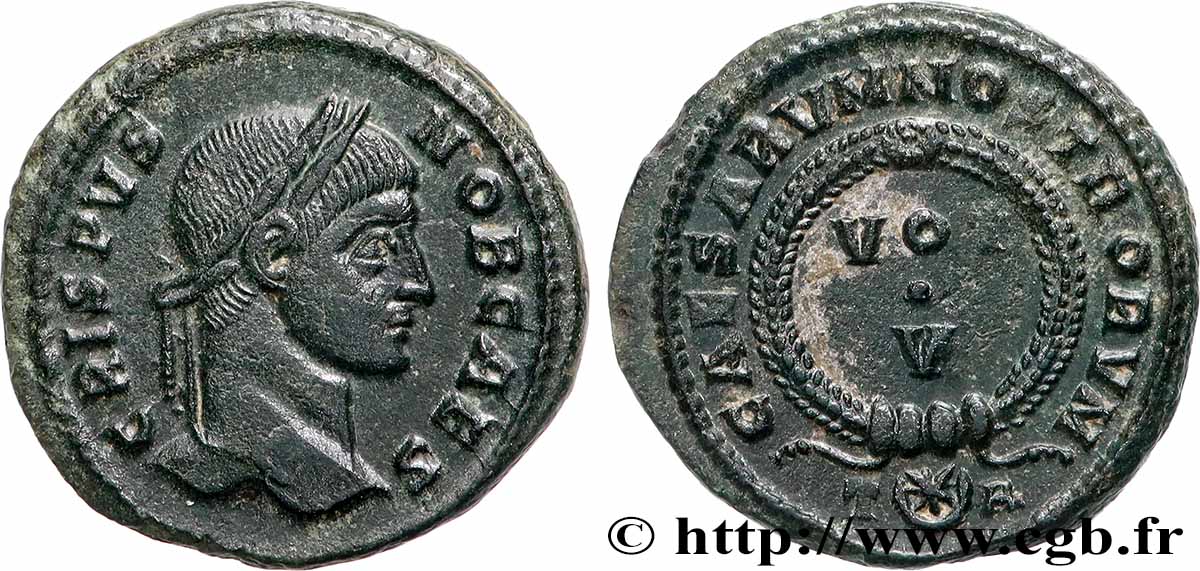 CRISPUS Centenionalis ou nummus MS